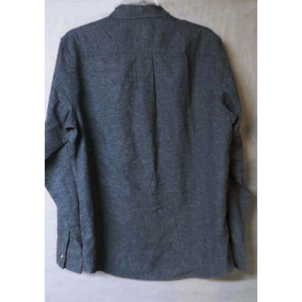 Wallin & Bros. Grey Grindle Flannel Button Down Men's Shirt Size L ~NWT~ - Picture 2 of 3